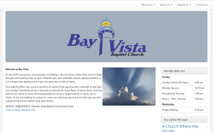Screen shot of Bay Vista Baptist Church